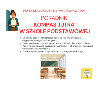 Poradnik "Kompas Jutra" w szkole podstawowej + dodatki